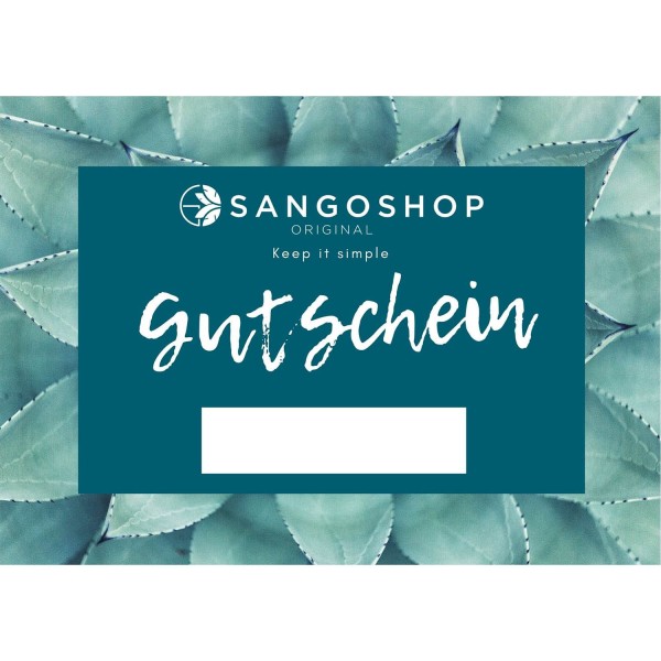 Geschenk Gutschein Sangoshop